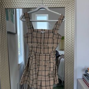 WeWoreWhat Plaid Romper